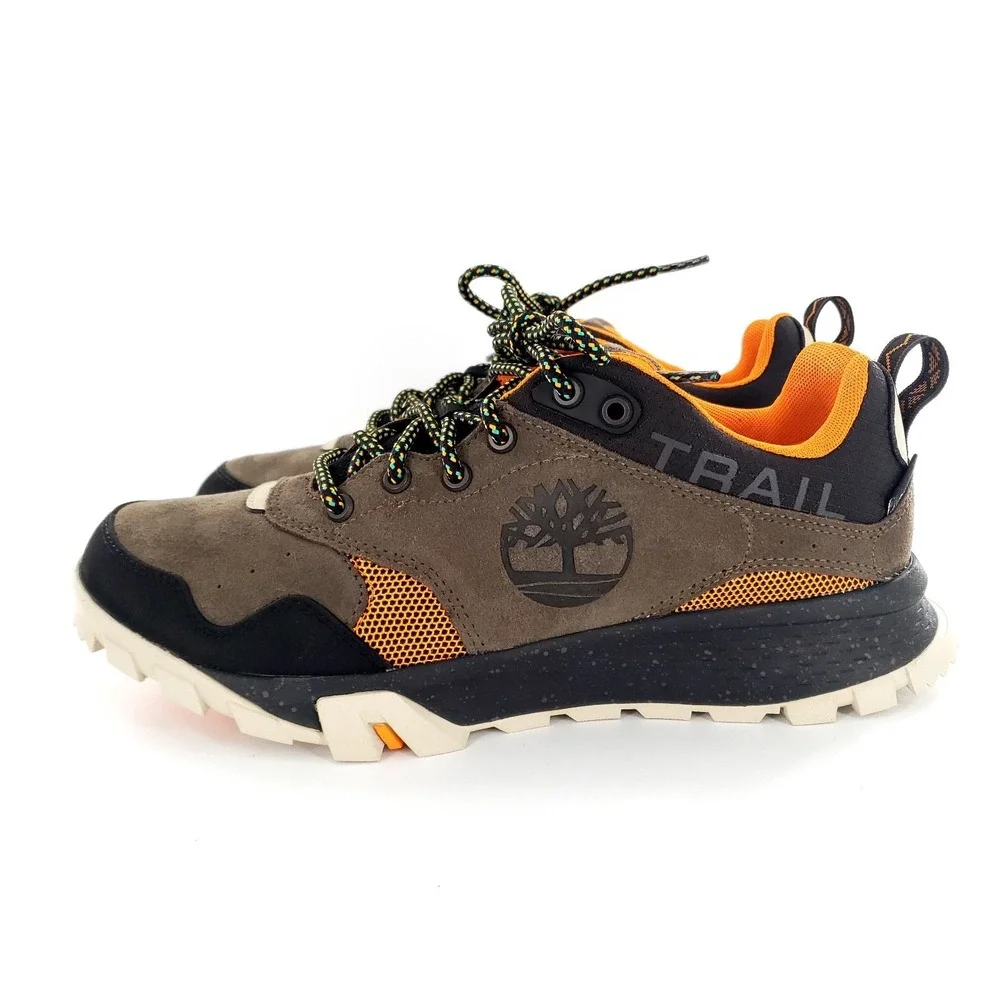 Timberland Garrison Trail Waterproof Low Hiker Shoes Mens 9 Brown Suede